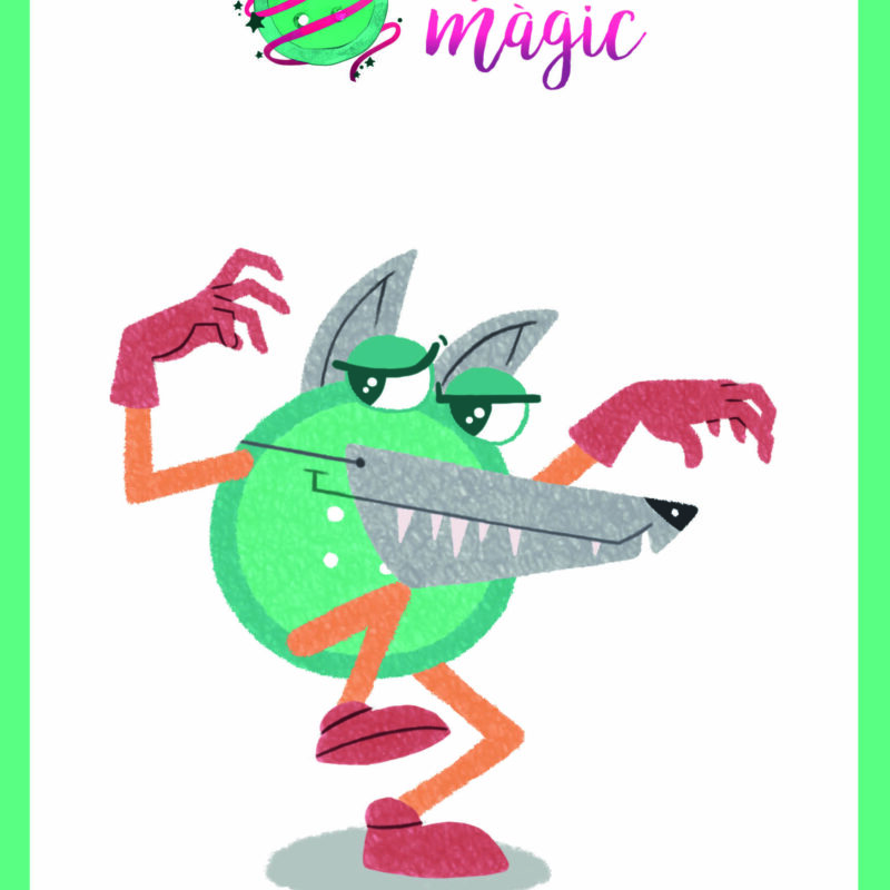 Dibujo del Botó Màgic ilustrado por Núria Pardinilla - Imagen 2